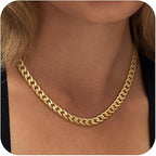 Cavaro™ | Chunky Cuban Link Gold Necklace