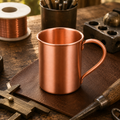 Tasse élégante en cuivre de Rose, 400 ml