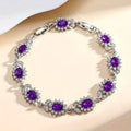 Bracelet en Argent avec Améthyste Bloem
