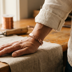 Bracelet en cuivre Sillon de Rose