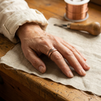 Bague en cuivre Sauvage de Rose