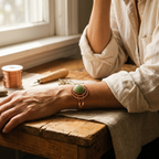 Bracelet en cuivre Verdure de Rose